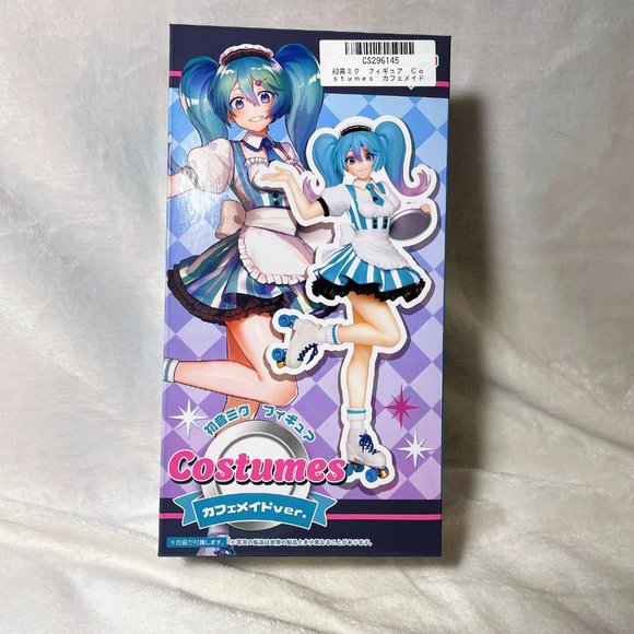 Hatsune Miku Costumes Cafe Maid Version Figure TAITO NEW Authentic - Picture 5 of 11